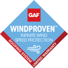 GAF Windproven warranty logo
